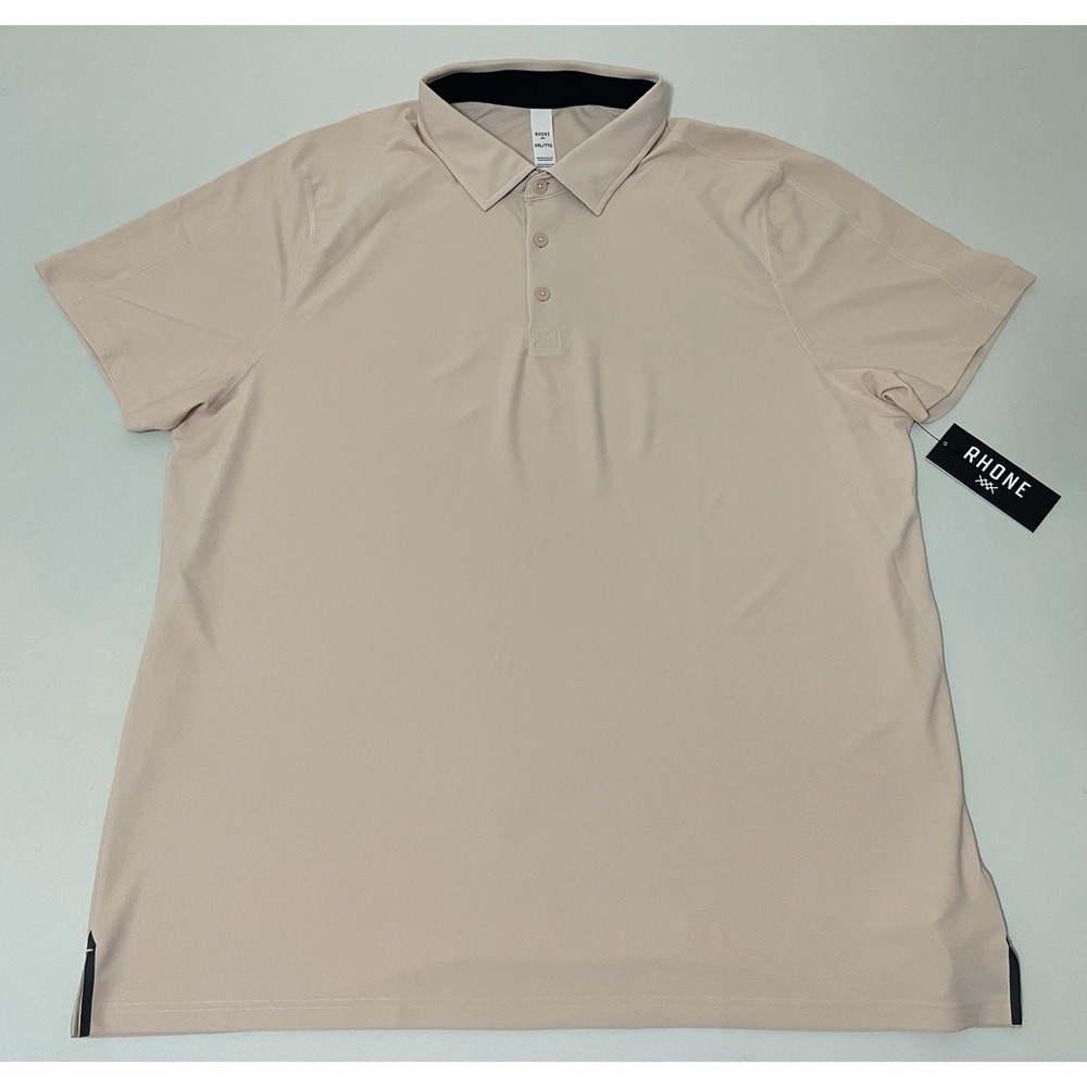 NWT Rhone‎ Regatta Pique Polo Rose Pink Golf Performance Men's XXL